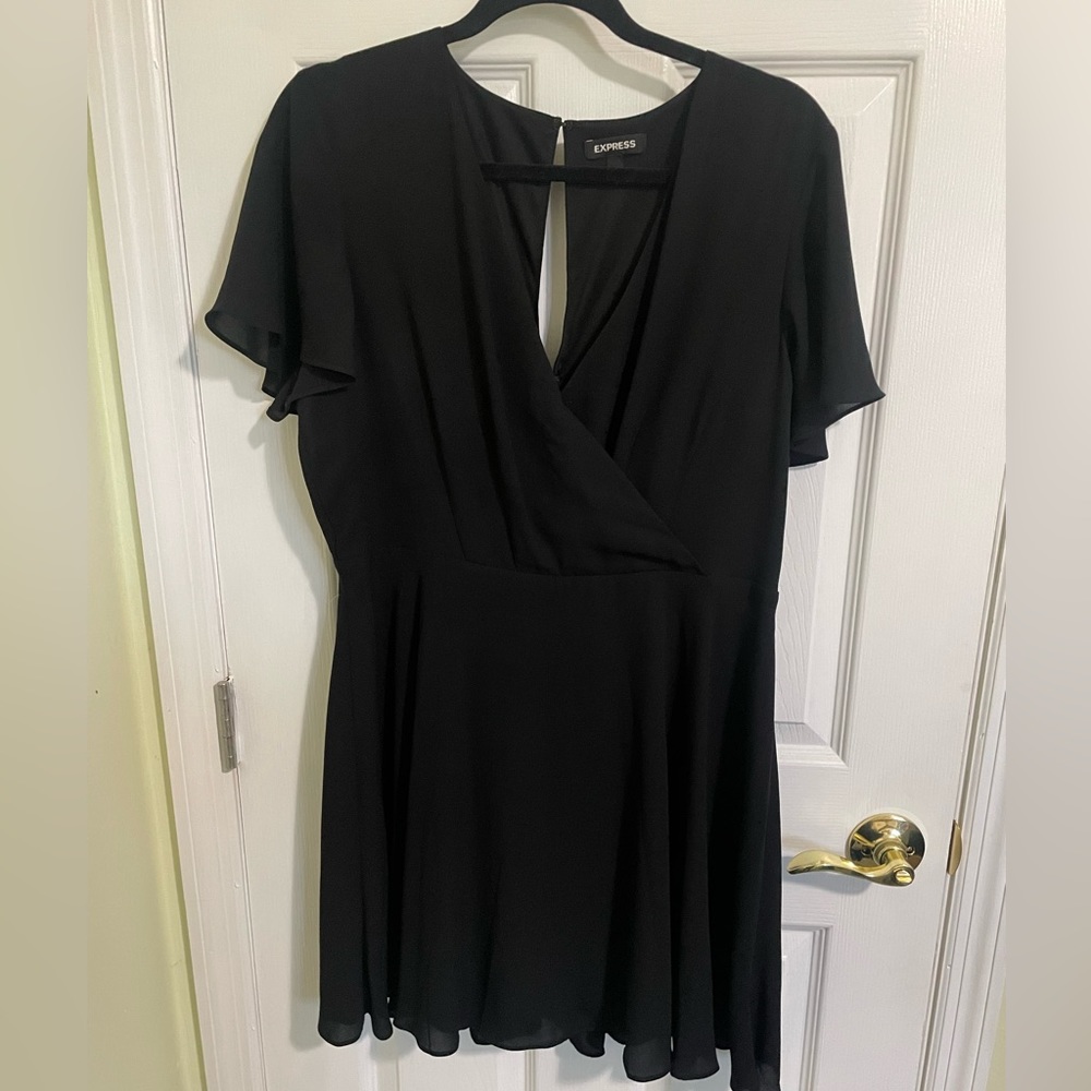 Black express dress size 14